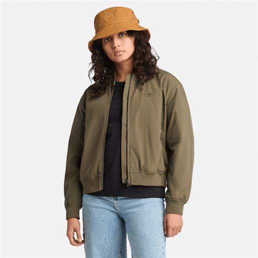 Timberland - bomber utility da donna in verde, donna, verde, taglia: l
