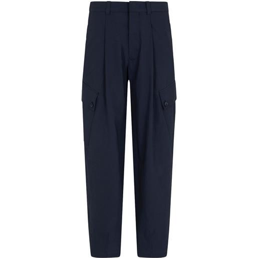 Giorgio Armani pantaloni dritti - blu