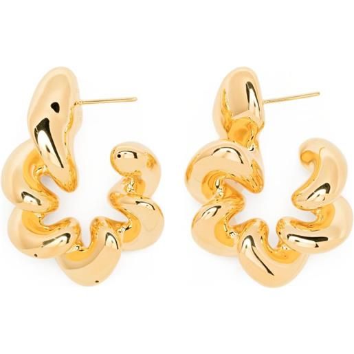 Materia gioielli 925 argento orecchini Spirale