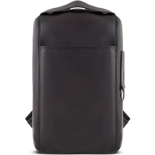 Giorgio Armani zaino in pelle - nero