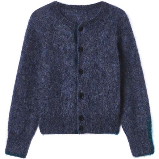 Y's cardigan con bottoni - blu