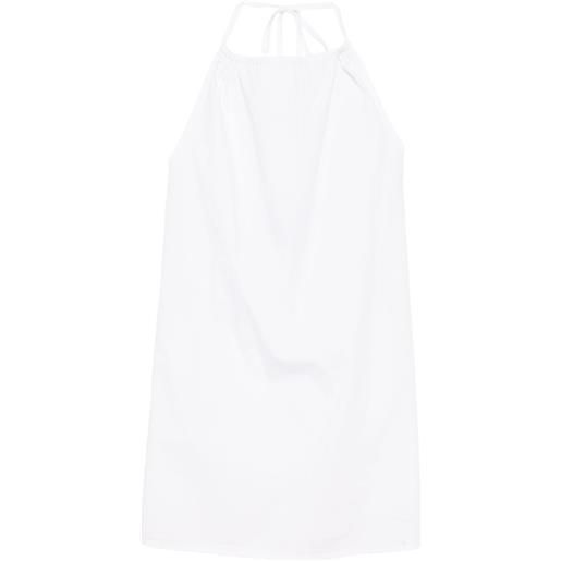 James Perse abito in popeline - bianco