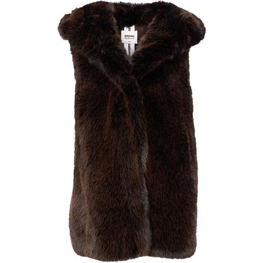 Sword gilet con cappuccio - marrone