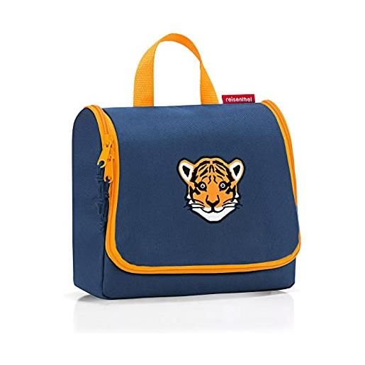 Reisenthel toiletbag kids - beauty case impermeabile, taglia unica, tiger navy, taglia unica, beauty case impermeabile