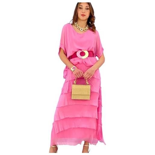 Amara abito girocollo official (beige)