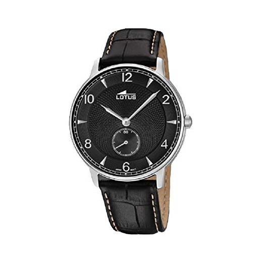LOTUS Orologio Uomo Analogico Gomma Gialla - Quarzo Cronografo, Data - Vetro Minerale Resistente - Impermeabile 10 ATM - 18974/5 Chrono