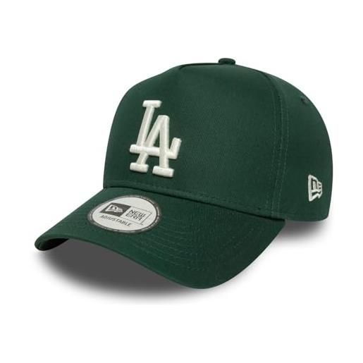 New Era cappello da baseball 9forty aframe league essential mlb los angeles dodgers da adulto, colore: verde scuro