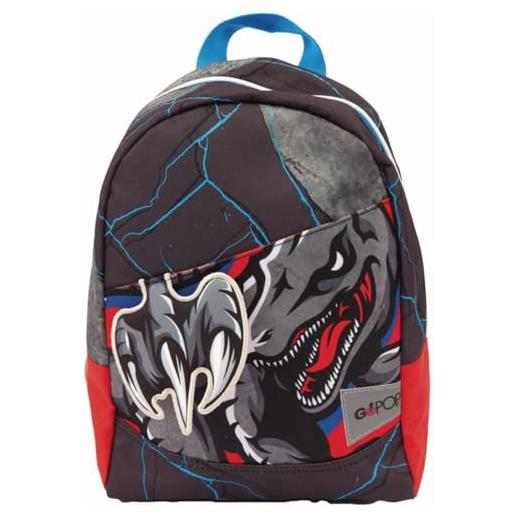 SJ Seven zainetto asilo gopop raptor, dinosauro, giochi preziosi