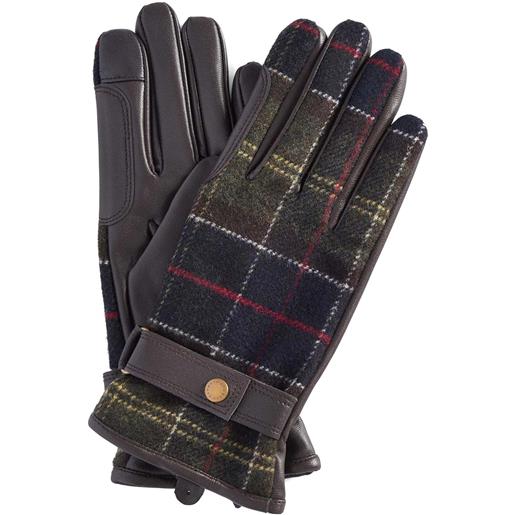 Barbour guanti in tartan aubrey