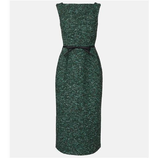 Erdem abito midi in tweed