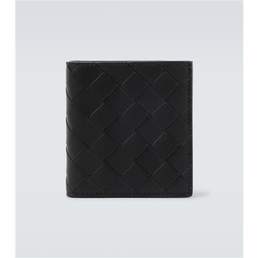Bottega Veneta portafoglio in pelle intrecciato