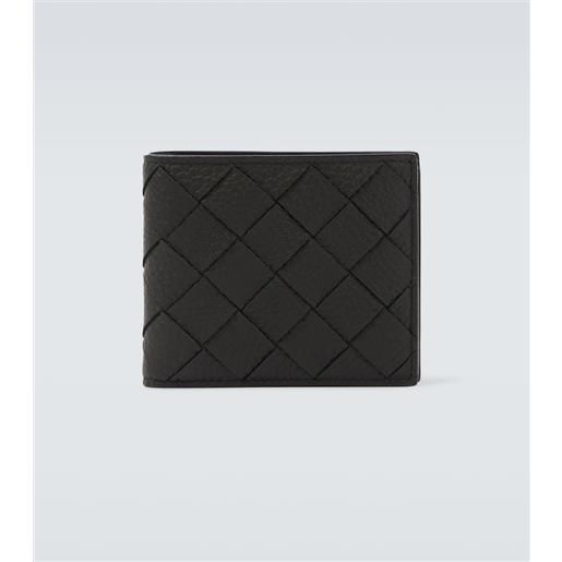 Bottega Veneta portafoglio in pelle intrecciato