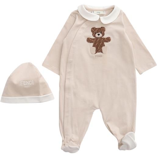 Fendi Jr set unisex jersey stretch