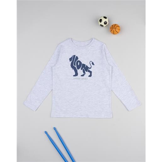 Prénatal t-shirt grigio chiaro bambino con stampa