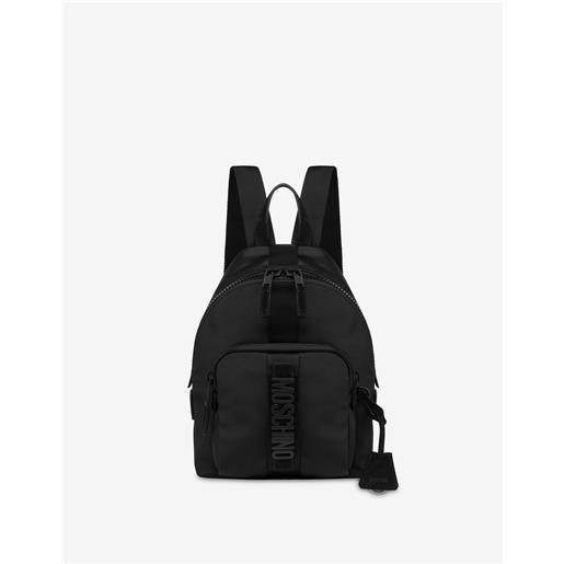 Moschino - zaino in nylon cordura medium - nero