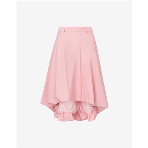 Moschino - gonna in popeline di cotone - rosa