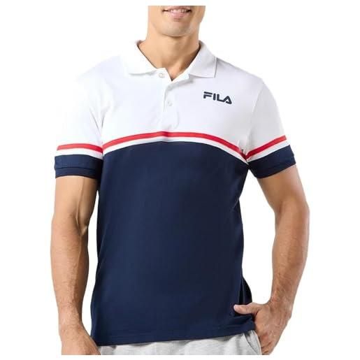 FILA polo marina/bianco uomo primo, marina, m