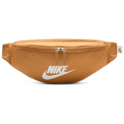 Nike heritage db0490 - marsupio da 3 l, lino/lino/bianco summit, taglia unica, abbigliamento sportivo