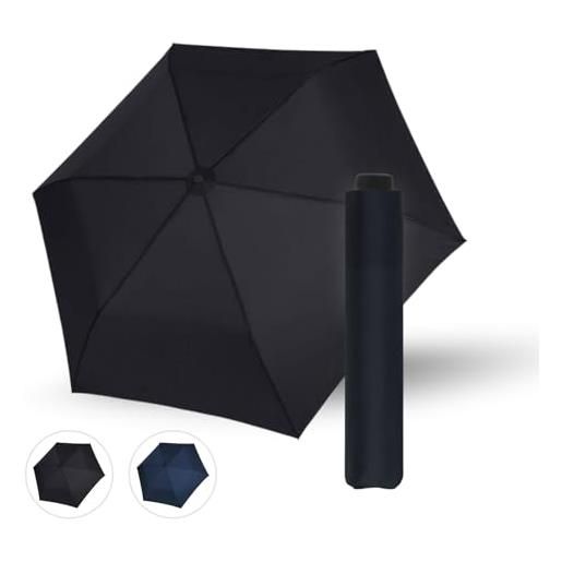 Doppler ombrello zero large | tascabile ultraleggero, con borsa portaombrelli, compatto e leggero, a prova di tempesta