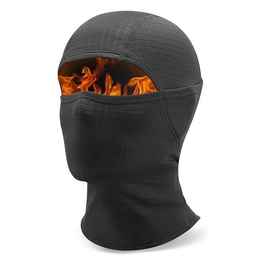 Qunature passamontagna moto invernale, passamontagna bici caldo, balaclava sottocasco traspirante, multifunzionale per ciclismo, sci, moto, escursione, uomo e donna