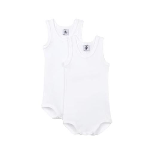 Petit Bateau a01t5, body senza maniche (pacco da 2) bimbo 0-24, variante 1, 24 mesi