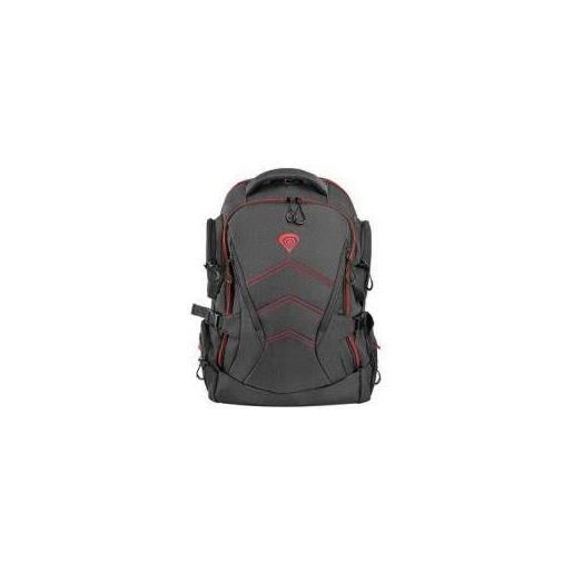 NATEC borsa per notebook natec genesis pallad 550 17.3" nero/rosso [aonatnpgns00001]