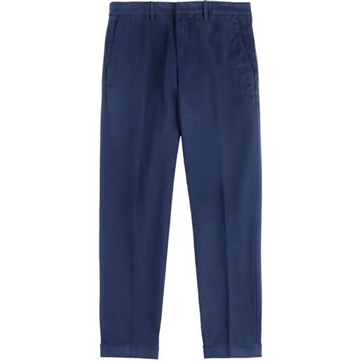Fay pantaloni sartoriali slim - blu