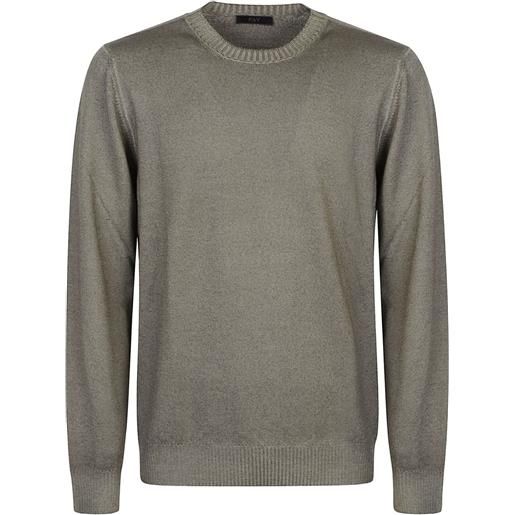 Fay maglione girocollo in lana - verde