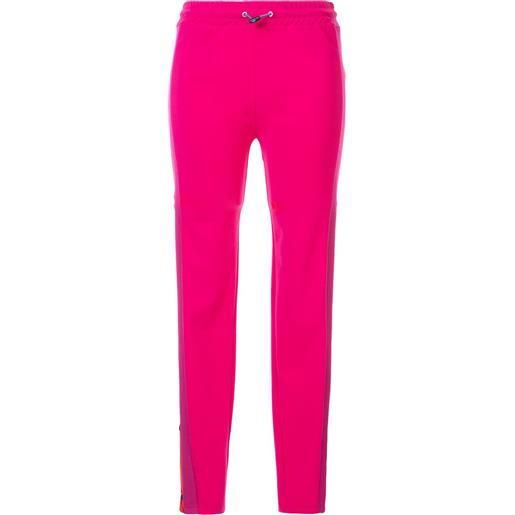 UNRAVEL PROJECT pantaloni sportivi skinny - rosa