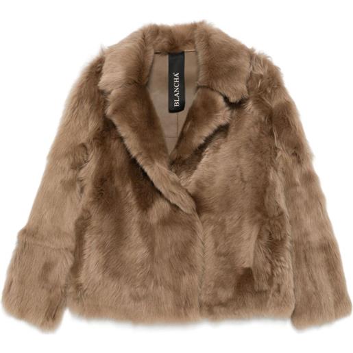 Blancha giacca in shearling - marrone