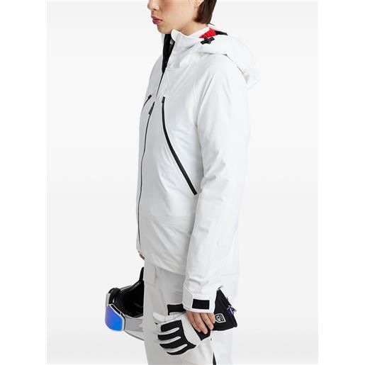 Aztech Mountain giacca da sci hayden 3l shell con cappuccio - bianco