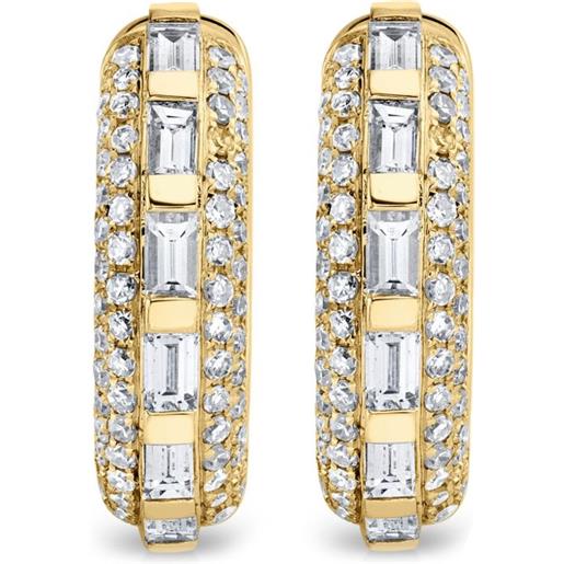 SILVEGO Orecchini da Ragazze in Oro Giallo 14K Cuore con