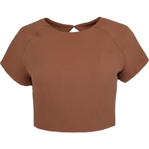 AZEEZA top aura - marrone