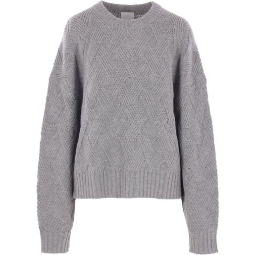 Allude maglione girocollo - grigio