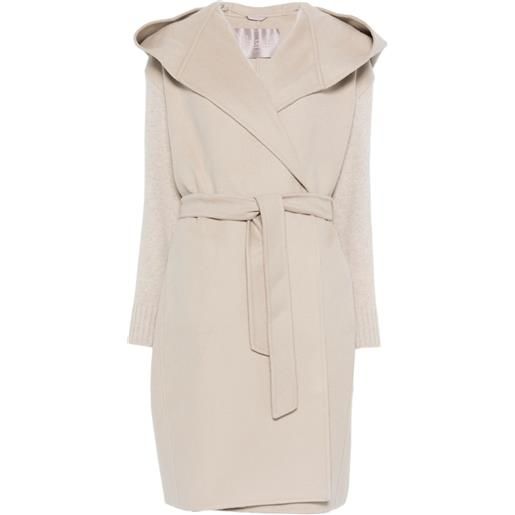 Herno cappotto con cappuccio - toni neutri