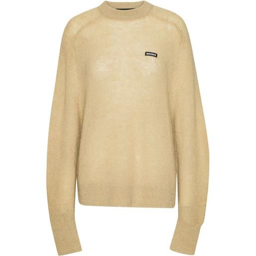 ROTATE BIRGER CHRISTENSEN maglione con logo - toni neutri