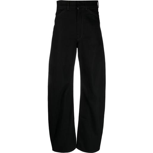 LEMAIRE jeans a gamba ampia - nero