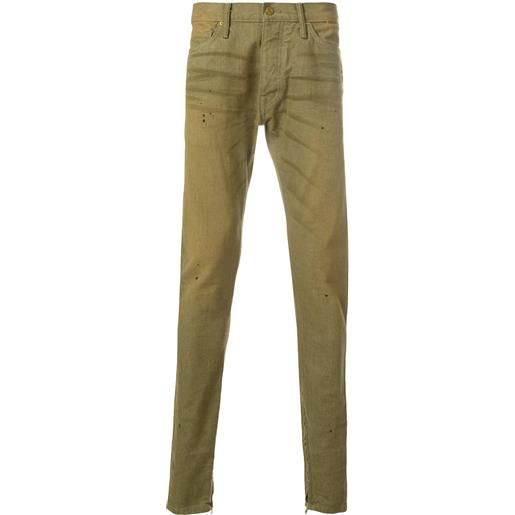 Fear Of God pantaloni con taglio dritto - verde
