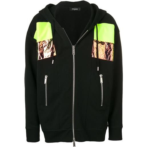 DSQUARED2 felpa con cappuccio - nero