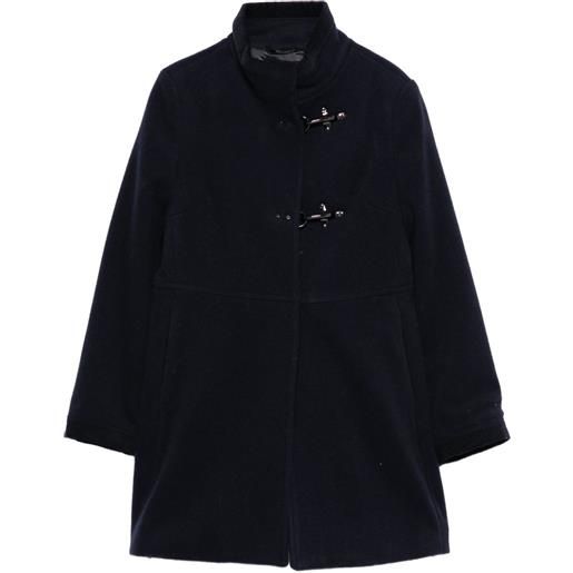 Fay Kids cappotto con olivette - blu