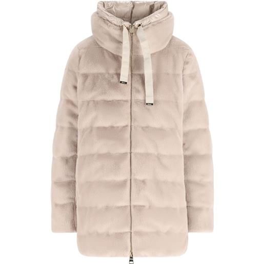 Herno piumino a collo alto - toni neutri