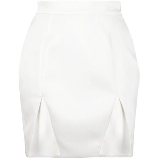 V:PM ATELIER minigonna con dettaglio cut-out - bianco