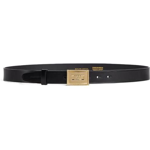 DSQUARED2 cintura con fibbia dsq2 - nero