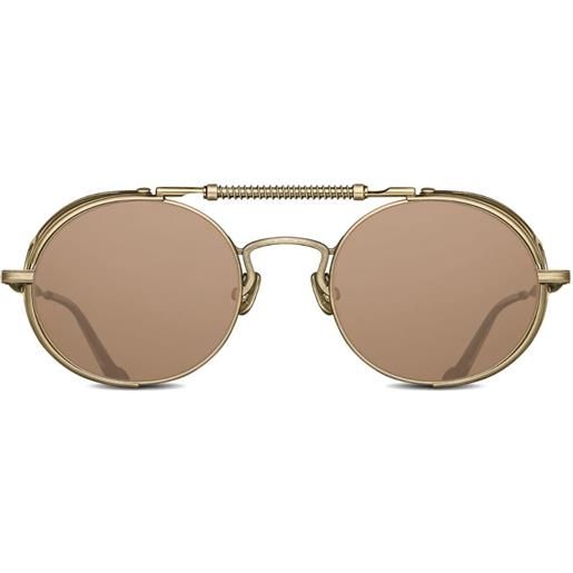 Matsuda occhiali da sole tondi - oro
