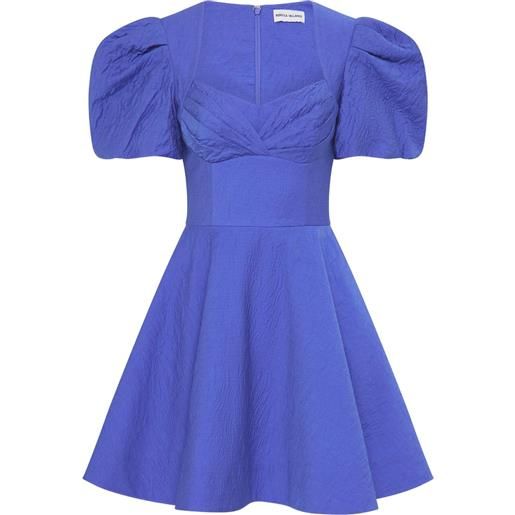 Rebecca Vallance abito con maniche a palloncino - blu