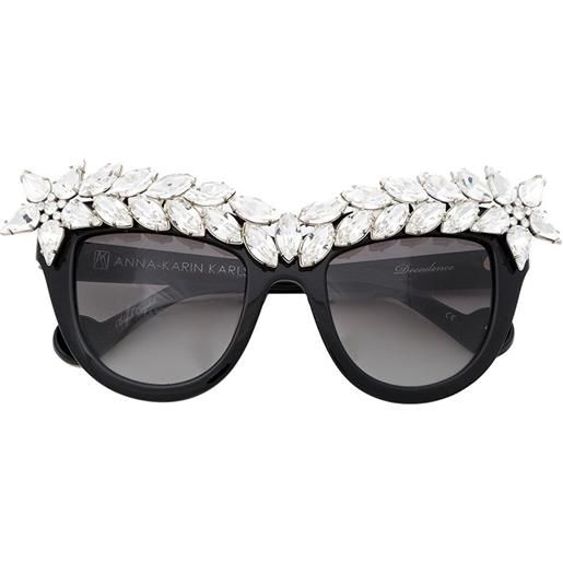 ANNA-KARIN KARLSSON occhiali da sole 'decadence' - nero