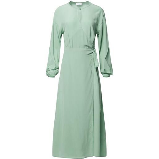 Equipment abito con scollo a v - verde