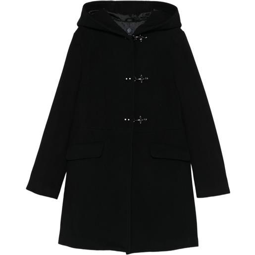 Fay Kids montgomery con cappuccio - nero