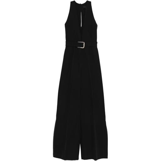 LIU JO tuta intera con scollo a v - nero