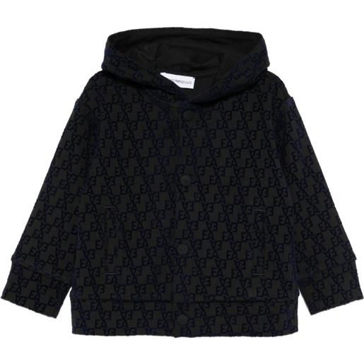 Emporio Armani Kids giacca con monogramma - nero